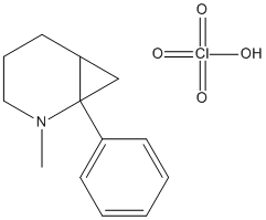 2-Azabicyclo[4.1.0]heptane, 2-methyl-1-phenyl-, perchlorate
